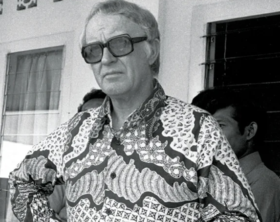 Clive Williams in Jakarta, 1976 / Tuti Kakialatu/TEMPO