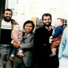 Multi-tasking in July/August 1983. Pat Walsh (left) and John Waddingham (right) with leading East Timorese diaspora and Pat's twin daughters -Annie Keogh waddingham1