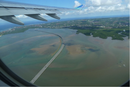 Toll road cutting through Benoa Bay - Birgit Bräuchler