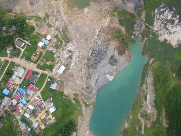 Samarinda from the air - JATAM East Kalimantan