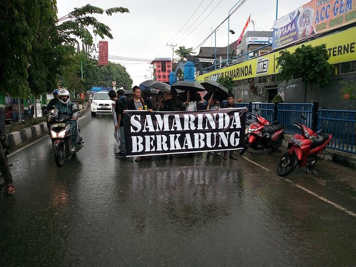 Protestors demand improvements to mining governance in Samarinda - JATAM national