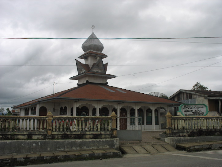 A mosque in Sidikalang, a town in North Sumatra just across the border from Aceh Singkil - Daniel Andrew Birchok