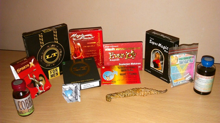 Some sex enhancement products found in Jayapura. Source: Diana Pakasi