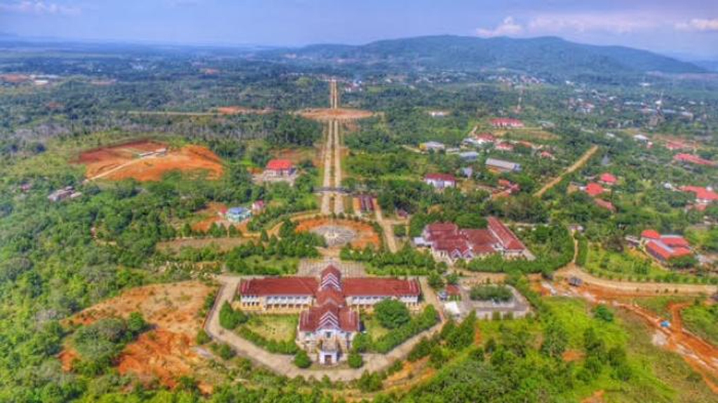 Birds' eye view of Malili city.