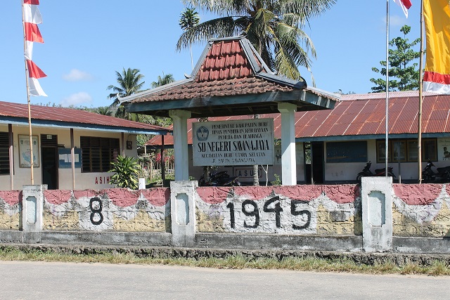 The primary school in Savanajaya