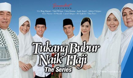 Promotional poster for Tukang Bubur Naik Haji (Porridge Seller Goes on the Haj